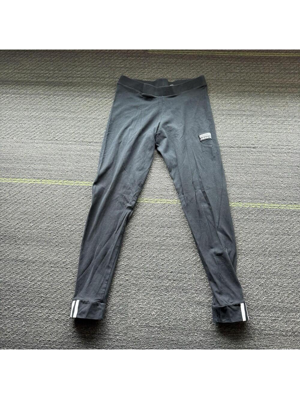 Adidas Leggings Womens US Medium Black Mid Rise Soft Stretchy Tight Comfort Yoga